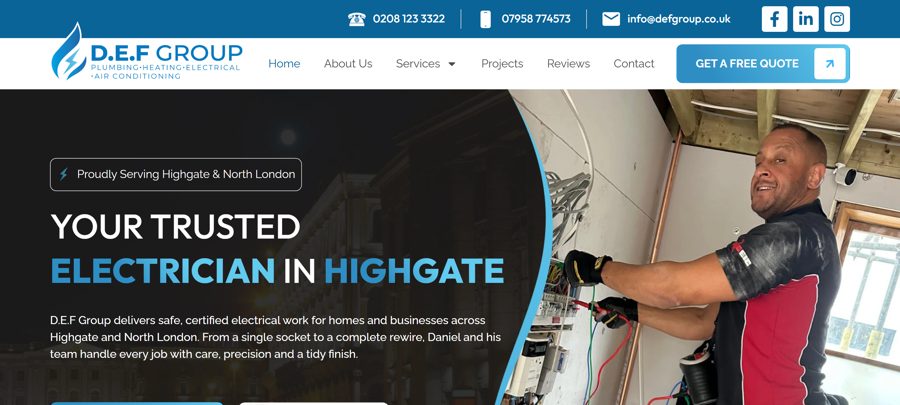 D.E.F Group website